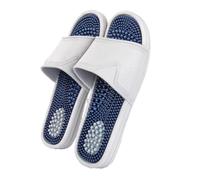 VENYAA Men's Massage Slippers, Grey, EU 42/43, Indoor Therapeutic Reflexology Sandals for Acupoint Massage, Arch Pain Relief, Non-Slip, Bath Shower