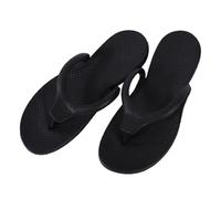VENYAA Portable Folding Slippers,Flip flops Travel Shower Summer Camp Sandals Soft Comfy Non-Slip Quick Dry House Bathroom Gym Spa Pool Beach Sandals(Size:EU 38/39,Color:Black)