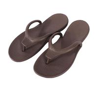 VENYAA Portable Folding Slippers,Flip flops Travel Shower Summer Camp Sandals Soft Comfy Non-Slip Quick Dry House Bathroom Gym Spa Pool Beach Sandals(Size:EU 36/37,Color:Coffee)