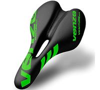 Venzo Comfortable Bike Bicycle Saddle Seat - for MTB, Road, Exercise, Trekking, Folding, Hybrid & Cruiser Bikes - XC Saddle Seat - Green