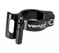 Venzo Road Or Mountain Bike Bicycle Adjustable Braze On Front Derailleur Adapter Clamp 28.6mm Compatible with Shimano Sram