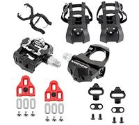 Venzo Sealed Fitness Exercise Spin Bike CNC Pedals Compatible with - Look ARC Delta - Shimano SPD- Toe Clip or Cage - 9/16" Thread for Peloton - Options: Double, Triple, Toe Clips