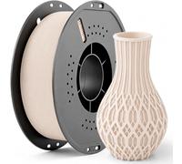 VEOEOV Matte PLA 3D Printer Filament 1.75mm Beige 1KG, +/-0.02mm Accuracy, Strong Toughness, Better Flow, AMS/AMS Lite Ready for Most FDM 3D Printers