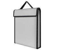 VEOIRXU Document Bag Fireproof Waterproof Fireproof Bag for Money Cassette Fireproof Document Bag Waterproof for A4 Documents Passport Bank File Money Valuables (300 x 230 x 35 mm)