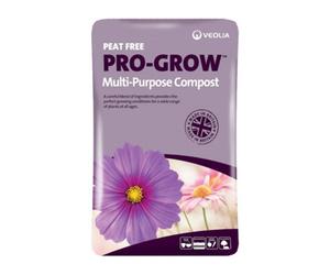 Veolia Pro-Grow 50L Multi-Purpose Compost: Peat-Free Soil For Planting Containers, Pots, Tubs, General Garden Use & Landscaping