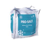Veolia Pro-Salt White Rock Salt De-Icer 800Kg Bulk Bag: De-Icing Grit Salt For Winter Maintenance, Pathways, Drives, Highways & Steps