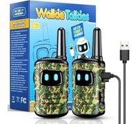 Veopoko Walkie Talkie for Kids, Rechargeable Toys for 3-12 Year Olds, Gifts for Boys & Girls, Xmas Gifts, Outdoor Toys