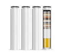 VeoryFly 4 Pack Shower Head Filter Replacement Cartridges Compatible with Cobbe Handheld Shower Head, Hard Water Softener, Removes Chlorine and Heavy Metals for Improved Skin & Hair