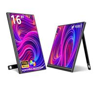 Veout 16" Portable Monitor, 1920 * 1200P IPS Laptop Monitor with USB-C, Freesync HDMI Gaming Monitor Featuring a Kickstand, Available in Four Colors, 0.3" Ultra-Slim for Travel and Office Use