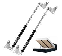 Vepagoo 580MM 245N/55lb Gas Struts Universal adjustable 23inch 25KG Lift Support Springs with Mounting Kit for Ottoman Bed, Heavy lid, Floor Hatch Door, and Other Custom Heavy Duty Project, 2PCS