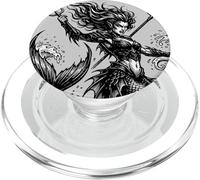 Vepar Rising Queen of Tides Illustration PopSockets PopGrip for MagSafe