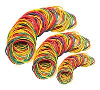 VEPEPE 700 PCS Elastic Rubber Bands, Coloured Thick Rubber Bands, 25mm 38mm 50mm Provides Secure Binding, Perfect for Bundling & Organising Items, Flexible Office & Stationery Organiser