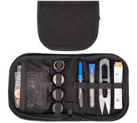 VEPKOIT Military Sewing Kit,Army Survival Kit with Buttons for Men or Women,Small Repair Tools Zipper Closure in Durable Nylon Case Adults Basic Home Outdoor,Travel