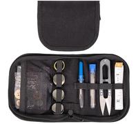 VEPKOIT Military Sewing Kit,Army Survival Kit with Buttons for Men or Women,Small Repair Tools Zipper Closure in Durable Nylon Case Adults Basic Home Outdoor,Travel