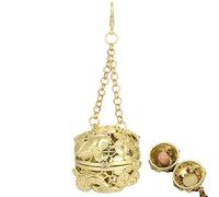 vepoty Aromatherapy Ball Hanging Hollow Incense Ball Incense Burner Chinese Style Furnace Aromatherapy Diffuser for Home Office