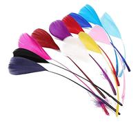 vepoty Crafts Art Feathers 25pcs Colorful DIY Feathers Long Swan Plumes for Wedding Party Centerpieces Home Décor