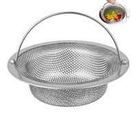vepoty Kitchen Sink Strainer 1pc Anti-clogging Sink Drain Strainer Stainless Steel Drain Filter Sink Stopper for Kitchen Bathroom