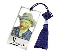 vepoty Metal Bookmark Van Gogh Art Painting Page Folder Bookmark Aesthetic Page Clip for Book Reading Marker Gift