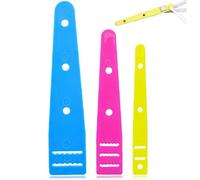 vepoty Needle Threader 3pcs Plastic Elastic Glides Guides Threaders Wear Elastic Band Tool DIY Clothing Needleworking Sewing Accessories