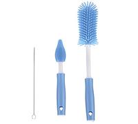 vepoty Silicone Bottle Cleaning Brush 3pcs/set Long Handle Bottle Cleaner Brush for Water Bottle Baby Bottle Wine Glass