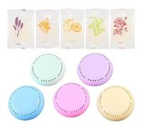 vepoty Solid Air Freshener 5pcs Self-adhesive Toilet Odor Deodorizer Long-lasting Fragrance for Bathroom Bedroom Wardrobe