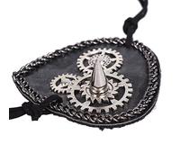 vepoty Steampunk Eye Mask Vintage Metal Gears Single Eye Cover Decorative Eye Patch Pirate Cosplay Accessories