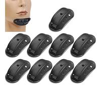 vepoty Universal Helmet Chin Pad 10pcs Wear-resistant Safety Hat Replacement Chin Cup Softball Helmet Construction Hat Chin Pad