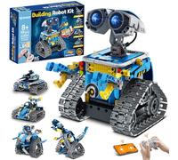 VEPOWER 5-in-1 STEM Robot Building Set for Kids Ages 6-13, Remote & App Controlled Programmable Engineering Coding Robotics Toy, Creative Gifts for Boys Girls (488 Pieces)