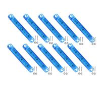 VEQENMOT 10PCS Blue LED Side Marker Lights - 12-24V 9-LED Waterproof | Indicator Lights for Trailer, Truck, RV, Boat, Camper, Van Lorry - Front/Rear Tail Clearance Lamps, Durable Position Lights