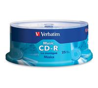 VER96155 - CD-R 40X 700MB/80Min Branded 25/PK
