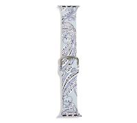 Vera Bradley band for Apple Watch, Soft Sky Paisley, One Size, Soft Sky Paisley, One Size