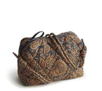 Vera Bradley Featherweight Blake Crossbody, Lotus Montage Roasted Pecan, One Size