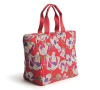 Vera Bradley Featherweight Lunch Tote Bag, Swirling Poppies, One Size