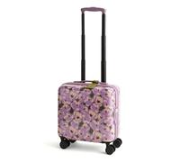 Vera Bradley Hardside Mini Adair Spinner Suitcase, Curly Tulips Purple