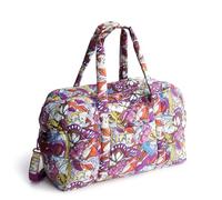 Vera Bradley Nylon Large Miramar Weekender, Purple, One Size