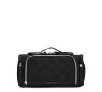 Vera Bradley Performance Twill Large Travel Cosmetic Makeup Organizer Bag, Black, One Size