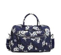 Vera Bradley Performance Twill Weekender Travel Bag, Blooms and Branches Navy, One Size