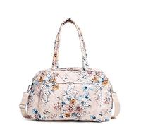 Vera Bradley Performance Twill Weekender Travel Bag, Peach Blossom Bouquet, One Size
