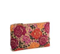Vera Bradley Premium Cotton Large Pouch, Coming Up Roses, One Size