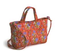 Vera Bradley Premium Cotton Mini Hathaway Tote, Garden Paisley, One Size