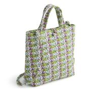 Vera Bradley Premium Cotton Mini Original Tote Bag, Ribbon Plaid, One Size