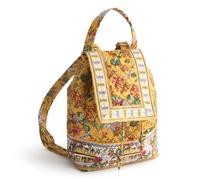 Vera Bradley Premium Cotton Original Drawstring Backpack, Gilmore Girls Autumn