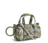 Vera Bradley Premium Cotton Original Duffel Bag Charm, Ribbon Plaid