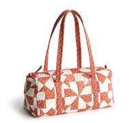 Vera Bradley Premium Cotton Small Original Duffel, Poppy Patchwork, Poppy Patchwork, One Size