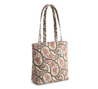 Vera Bradley Premium Cotton Small Original Zip Tote Bag, Blooming Paisley, One Size