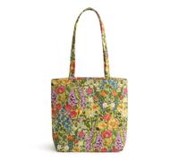 Vera Bradley Premium Cotton Small Original Zip Tote, Meadow Bouquet, One Size