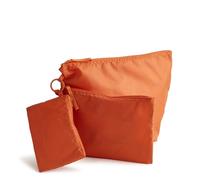Vera Bradley Ripstop Polyester 3 Pouch Organizer Set, Koi Orange, One Size