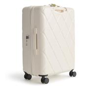 Vera Bradley Women's 26" Adair Spinner, Hardside Luggage, Cream Cottage, One Size
