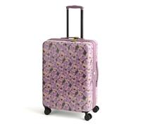 Vera Bradley Women's 26" Adair Spinner, Hardside Luggage, Curly Tulips Purple, One Size