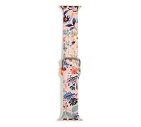 Vera Bradley Women's Band for Apple Watch, Paradise Bright Coral, One Size